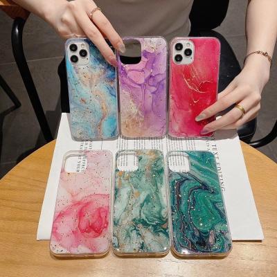 China Folha de ouro livre TPU macio de IMD Matte Finish Phone Cases Fingerprint à venda