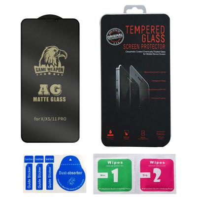 China Impressão digital da cobertura total do protetor 9H de Matte Finish Mobile Phone Screen livre para Iphone 12 à venda