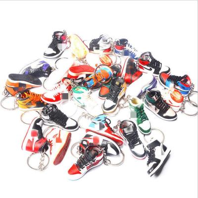 China Fasion Basketball Shoes Souvenir Decoration 3d Mini Sneaker Shoe Key Chain Key Chain for sale