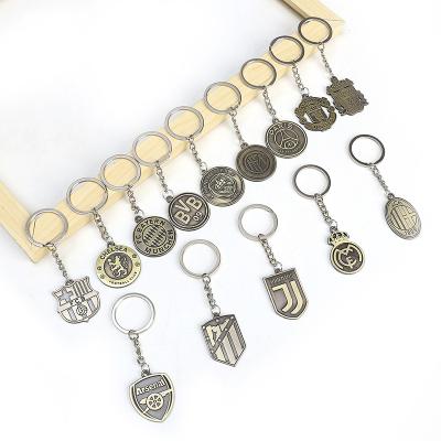 China Customizable Innovative Professional Soccer Ball Club Alloy Metal Europe Style Souvenir Key Chain for sale