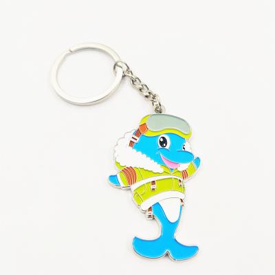 China Creative Design Souvenir Kids Toys Cartoon Keychains/Promotional Cute Keyrings/Tourist Souvenir Fish Keychains For Women Men Car Bag Pendant for sale