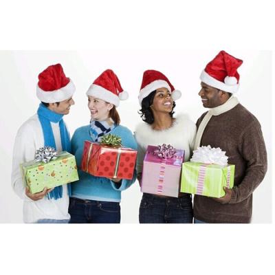 China Christmas China Manufacturer Cloth Design Winter Christmas Adults Christmas Hat for sale