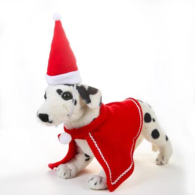 China Christmas Amazon Pet Cat Dog Hat Headgear Coat Turned into Christmas and New Year Clothing Costume Coat for sale