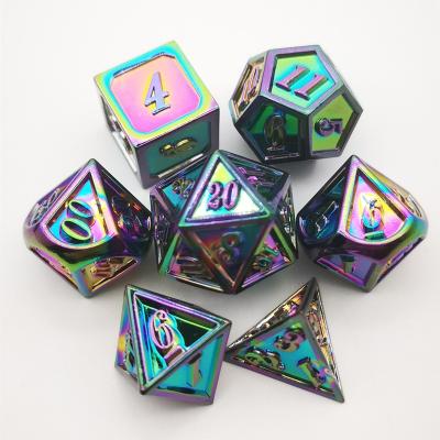 China High Quality DND Dies Sets 7PCS Dice With Free Pocket D&D Poles Playing Games for sale