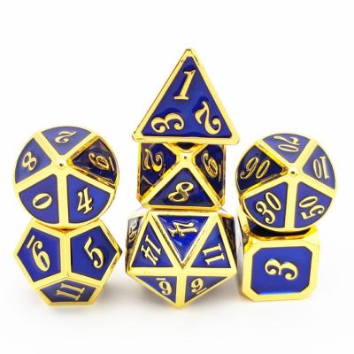 China Game Entertainment Design Professional New Customized Polyhedral Metal Side Decision Dies 20 Dies for sale