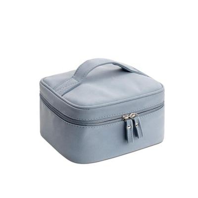 China High Quality Fashion Travel Makeup Organizer Waterproof PU Leather Cosmetic Bag for sale