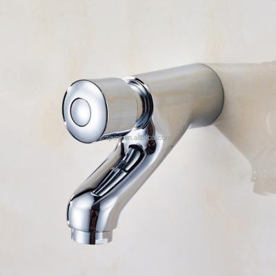 China X10212 Modern Wall Mounted Chrome Finish Luxury Smart Self Closing Weather Brass Hardware Extend Basin Faucet for sale