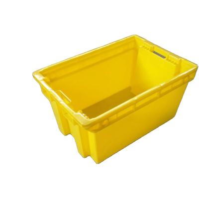 China Hot Sale Eco-friendly Plastic Stack Nest Storage Container Crates For Storage Plastic Crates Logistics Shipping Cardboard Logistic Crate for sale