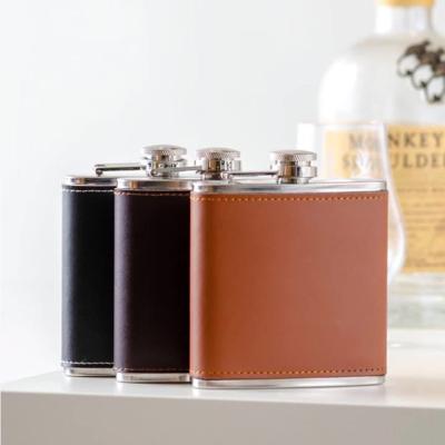 China New Product Minimalist Factory Directly 304 Stainless Steel Metal Material Multiple Capacity Hip Flask for sale