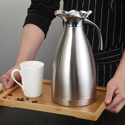 China New Product 2L 1.5L Stainless Steel Coffee Pot PORTABLE Coffee Water Kettle With Color Plating for sale