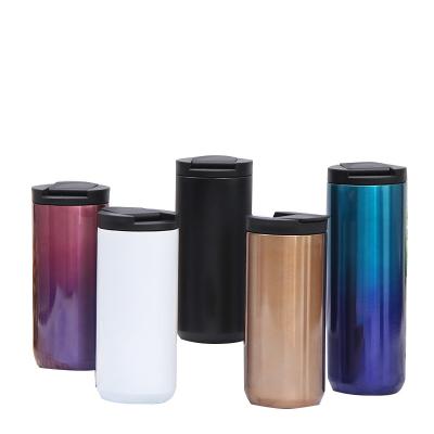 China 2022 New Portable Disposable For Business Stainless Steel Gradient Coffee Tumbler for sale