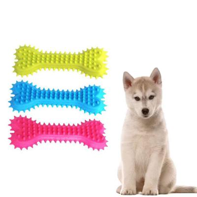 China New 2022 Hot Selling Durable Amazon Bone Stocked Train Teeth Dog Chew Bite-Resistant Cleaning Toys for sale