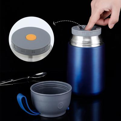 China Freshness Keeping High Quality Stainless Steel Vacuum Insulated Food Flask Jar Container Lunch Box For Keeping Food Hot for sale