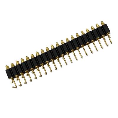 China PCB Pogo Pin Gold Plating Spring Connector for sale