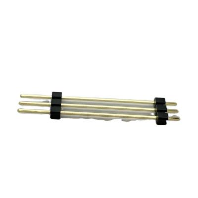 China Male Connectors 1x03 Pin Standard PCB Body Pin Connector Single Row Dual for sale