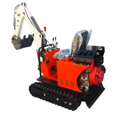 China Building Material Shops Agricultural Machinery 0.8t Small Household Garden China Mini Excavator OEM With Bucket Low Price for sale