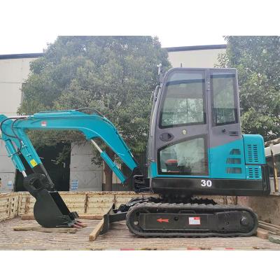 China Building Material Stores Single Operating Crawler 3t Mini Excavator Micro Trencher Digging Machine for sale