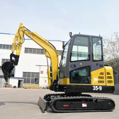 China 3.5ton Digger Crawler Excavator Cheap Chinese Factory Price Small Mini Excavator For Sale for sale