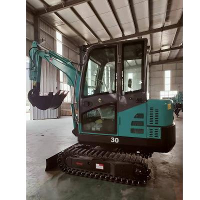 China Building Material Stores Construction Equipment Small Crawler Digger 3ton Excavator With Optional Ripper for sale