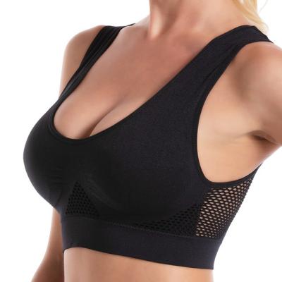 China Latest Design Breathable Ladies High Stretch Yoga Running Bra Fitness Sports Breathable Shockproof Bra for sale