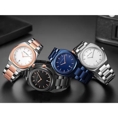 China Auto Date Mini Focus Low MOQ Logo Men Luxury Quartz Wrist Custom Watches Fashion Analog Sports WatchesHot Sale Steel Products for sale