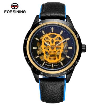 China FORSINING A1 Water Resistant Sports Clock Skull Skeleton Watches Mens Automatic Top Brand Design Luxury Luminous Water Resistant Watches for sale