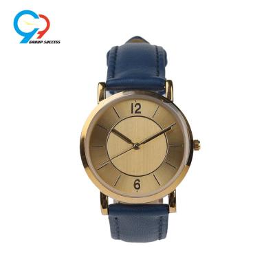 China Water resistant Japan movt SR626SW rose gold ladies wristwatch leather strap quartz women's watch gift for customer for sale