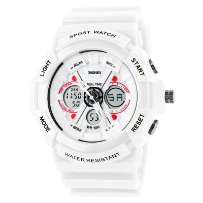 China SKMEI 0966 Cheap Multifunctional Alarm Wristwatch Sports Analog-Digital Waterproof Manufacturer Watch for sale