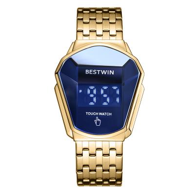 China Auto Date Bestwin Brand Mens Locomotive Wristwatches High Quality Touch Screen LED Digital Bracelet Watches Reloj Hombre Drop Shipping for sale