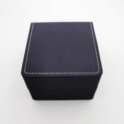 China PU Leather Watch Box Customer Leather Logo for sale