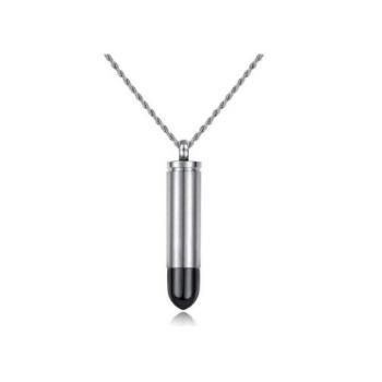 China FASHIONABLE Unique Box Be Open Design 316l Stainless Steel Crystal Perfume Bottles Necklace Pendant Cremation Ball For Men/Woman for sale