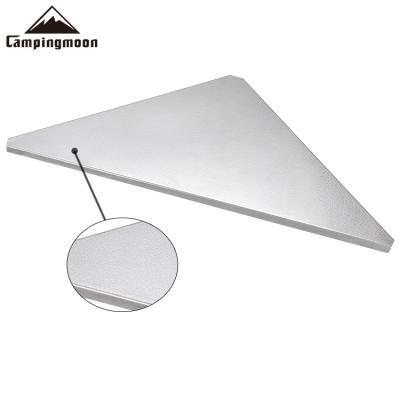 China Portable Detachable Aluminum Portable Picnic BBQ Tables Picnic BBQ Tables Triangle Connecte Pattern Table Outdoor Desktop for sale