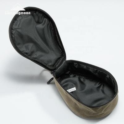 China Outdoor Gear Hiking Outdoor Camping Supplies Canvas Mini Bags Custom Pear Shape Box Lunch Food Delivery Bag 21*15*9cm for sale