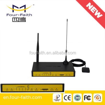 China F7434 vehicle gps tracker rs232 4 port ethernet wifi port automotive router for sale