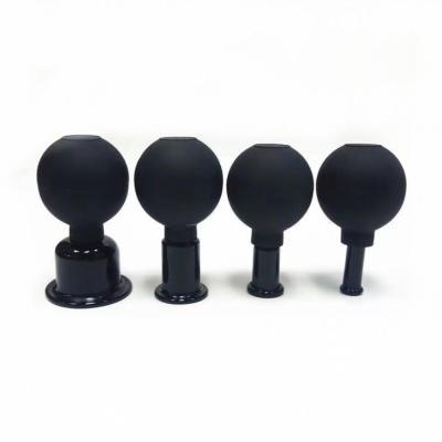 China Cheap direct sales body black color silicone cupping physiotherapy silicone cupping for sale