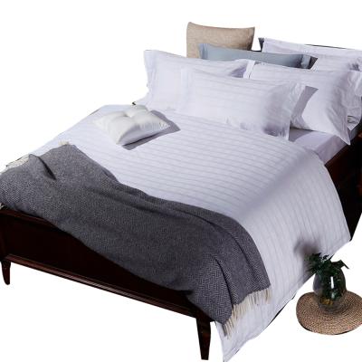 China Luxury Disposable Best Price Cotton Bed Sheet Hotel Bedding Set for sale