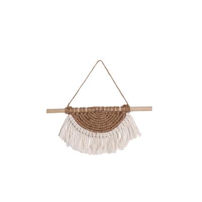 China Cute K&B mini macrame wall hanging tassel modern art woven macrame wall hanging art for living room for sale