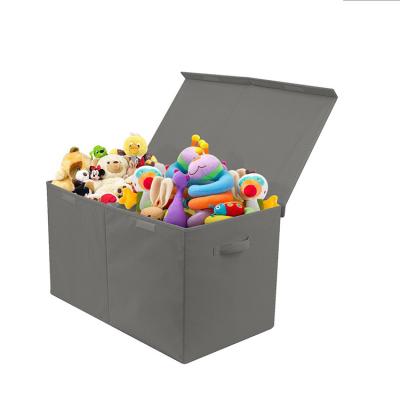 China Toy K&B Space Saving Oxford Toy Storage Basket High Capacity Basket For Toys With Handle for sale