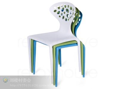 China home furniture stackable plastic bistro chair PC121 for sale