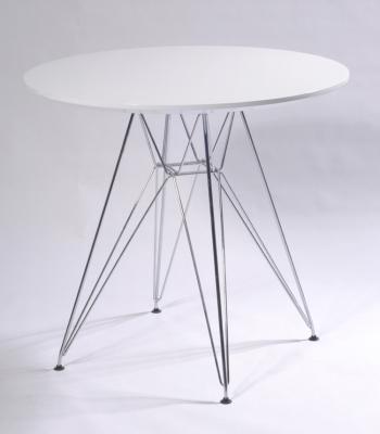 China hot sale MDF top,powder coating metal legs dining tanble 1702 for sale