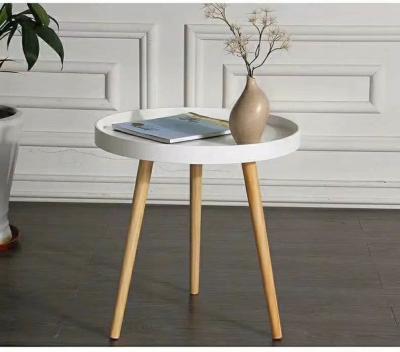 China hot sale plastic top,wood legs tea table A801 for sale