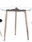 China Glass dining table Ø110*75cm for sale