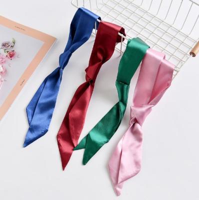 China Wholesale Bandana Long Scarf Chiffon Plain Chiffon Main Scarf for sale