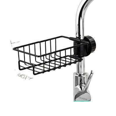 China Wholesale Factory Rotatable Nonrust Hand Sanitizer Storage Rack Kitchen Toilet Faucet Holder Viable Steel Rack Storage for sale