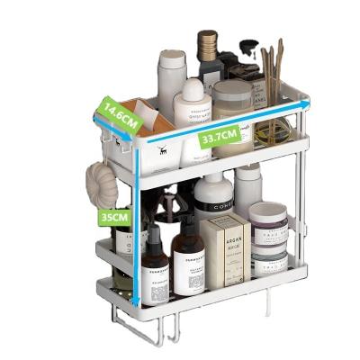 China Factory multi-layer toilet water tank goods bathroom shelves iron Chinese multifunctional viable storage rack above the toilet for sale