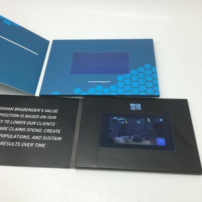 China Libro del vídeo del Lcd de la cubierta de A5 Matt en venta