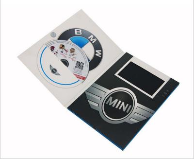 China Promotional Digital Video Card Mailer Full Video Format With Sleeve Pocket for sale