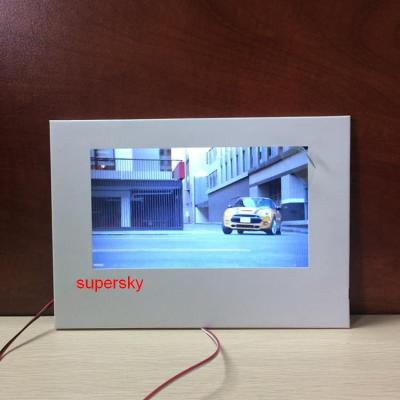 China High Resolution Artwork LCD Video Mailer With 2G / 8G External Memory for sale