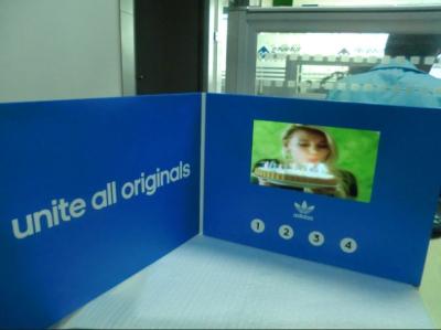 China 16:9 Aspect Ratio Digital Video Brochure , Video Invitation Card With Lcd Screen for sale