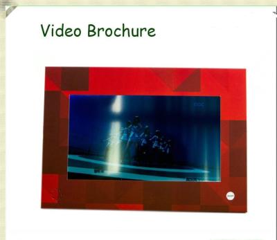 China 7 Inch Promotional Video Brochure Booklet , Real Estate Video Brochure for sale